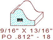 Applied Moulding 13/16" - 18