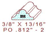 Applied Moulding 13/16" - 2 Applied Moulding 13/16" - 2