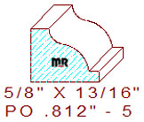 Applied Moulding 13/16" - 5 Applied Moulding 13/16" - 5