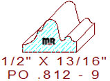 Applied Moulding 13/16" - 9 Applied Moulding 13/16" - 9