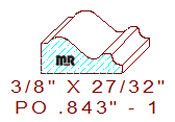 Applied Moulding 27/32" - 1