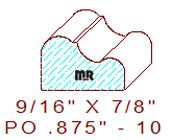 Applied Moulding 7/8" - 10