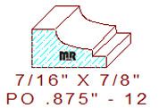 Applied Moulding 7/8" - 12