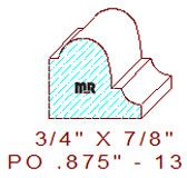 Applied Moulding 7/8" - 13 Applied Moulding 7/8" - 13