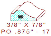 Applied Moulding 7/8" - 17