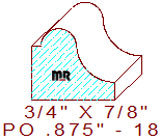 Applied Moulding 7/8" - 18