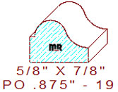 Applied Moulding 7/8" - 19