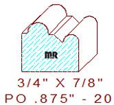 Applied Moulding 7/8" - 20 