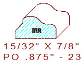 Applied Moulding 7/8" - 23