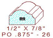 Applied Moulding 7/8" - 26 