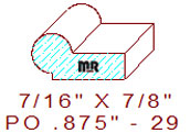 Applied Moulding 7/8" - 29