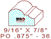 Applied Moulding 7/8" - 36 Applied Moulding 7/8" - 36