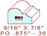 Applied Moulding 7/8" - 36