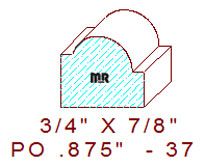 Applied Moulding 7/8" - 37 