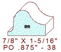 Applied Moulding 7/8" - 38