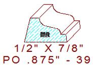 Applied Moulding 7/8" - 39