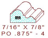 Applied Moulding 7/8" - 4