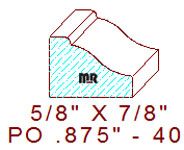 Applied Moulding 7/8" - 40