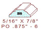 Applied Moulding 7/8" - 6