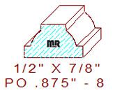 Applied Moulding 7/8" - 8