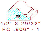 Applied Moulding 29/32" - 1 Applied Moulding 29/32" - 1