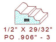Applied Moulding 29/32" - 3 Applied Moulding 29/32" - 3