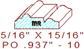 Applied Moulding 15/16" - 10 Applied Moulding 15/16" - 10