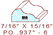 Applied Moulding 15/16" - 6 Applied Moulding 15/16" - 6