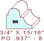 Applied Moulding 15/16" - 8