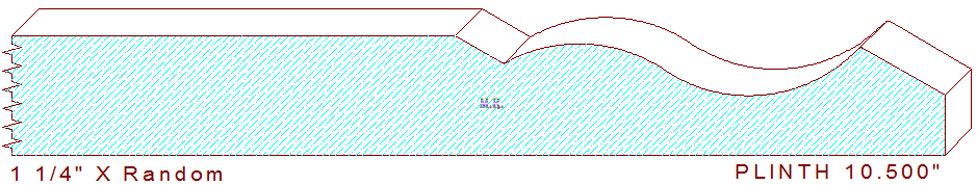Plinth Block 10-1/2" Plinth Block 10-1/2"