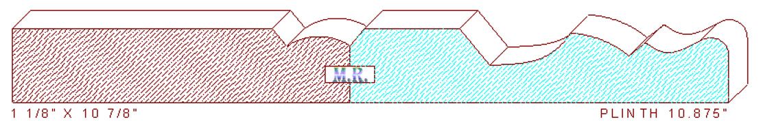Plinth Block 10-7/8" Plinth Block 10-7/8"