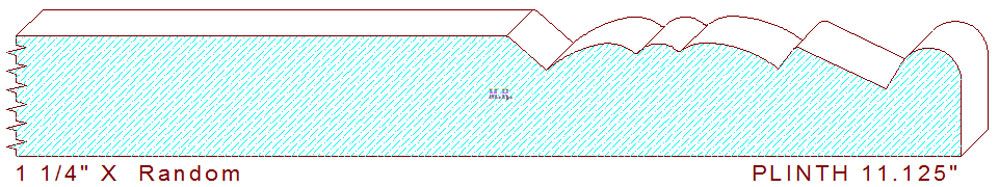 Plinth Block 11-1/8" Plinth Block 11-1/8"
