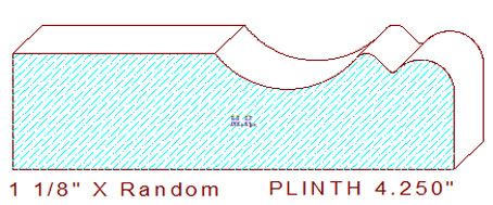 Plinth Block 4-1/4"