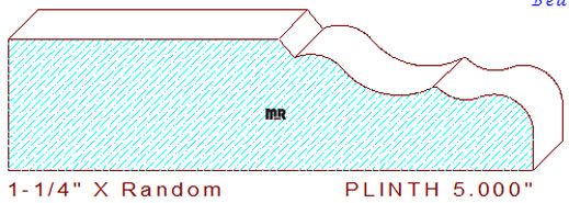 Plinth Block 5" Plinth Block 5"