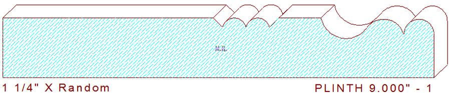 Plinth Block 9" - 1 Plinth Block 9" - 1