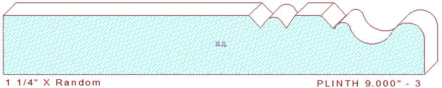 Plinth Block 9" - 3 Plinth Block 9" - 3