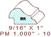 Panel Mould 1" - 10