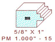 Panel Mould 1" - 15