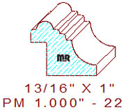 Panel Mould 1" - 22