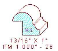 Panel Mould 1" - 28 Panel Mould 1" - 28