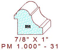 Panel Moulding 1" - 31