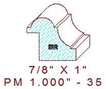 Panel Mould 1" - 35 Panel Mould 1" - 35