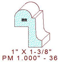 Panel Moulding 1" - 36