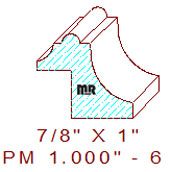 Panel Mould 1" - 6 Panel Mould 1" - 6
