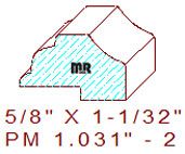 Panel Moulding 1-1/32" - 2