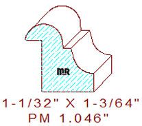 Panel Mould 1-3/64"