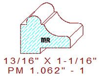 Panel Mould 1-1/16" - 1