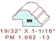 Panel Mould 1-1/16" - 13