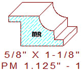 Panel Moulding 1-1/8" - 1