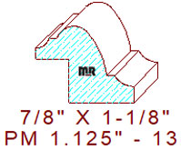 Panel Moulding 1-1/8" - 13